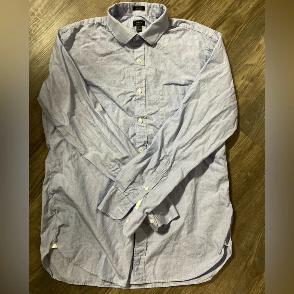 J. Crew Men’s Large Blue Ludlow‎ Button Down Shirt